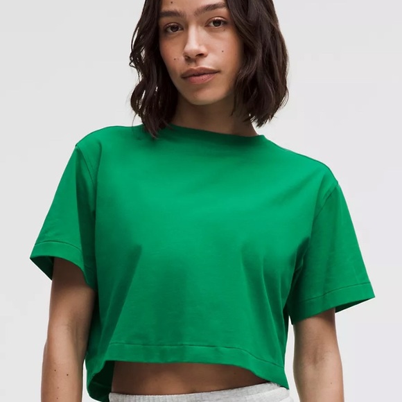 All Yours Organic Cotton Cropped T-Shirt - Picture 1 of 3